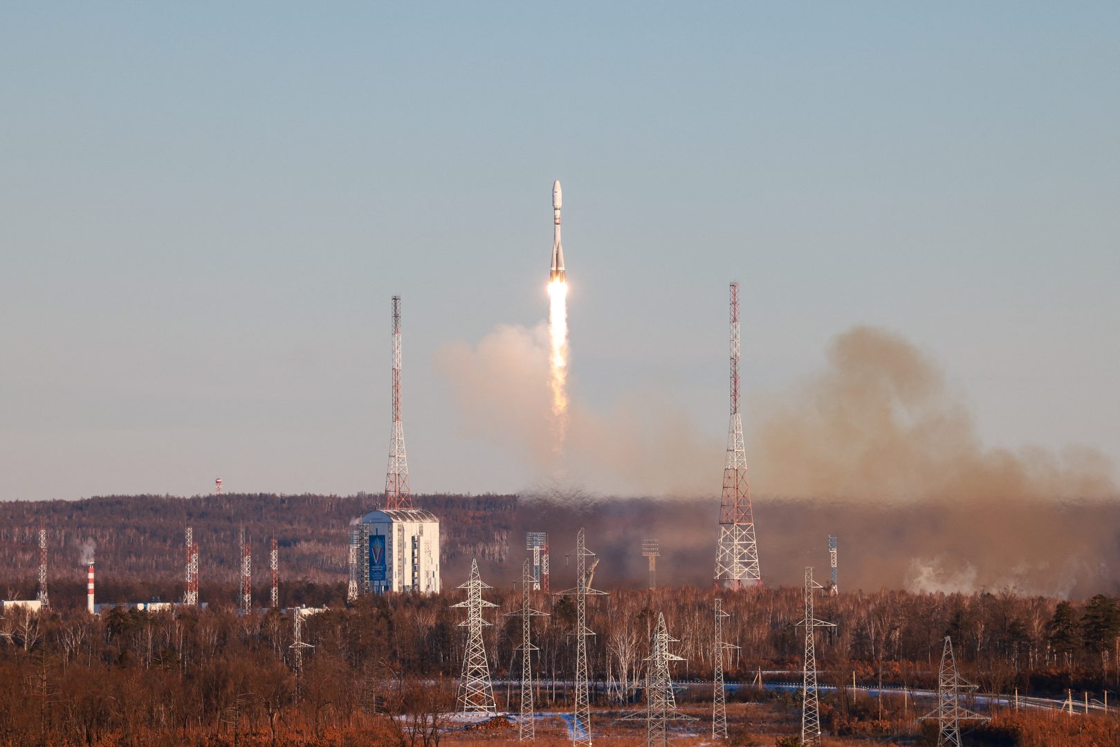 Russia Launches Soyuz